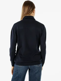 Solada Maglia dolcevita da donna - blu scuro