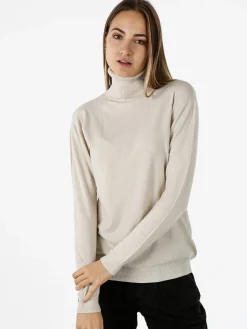 Solada Maglia dolcevita da donna - panna