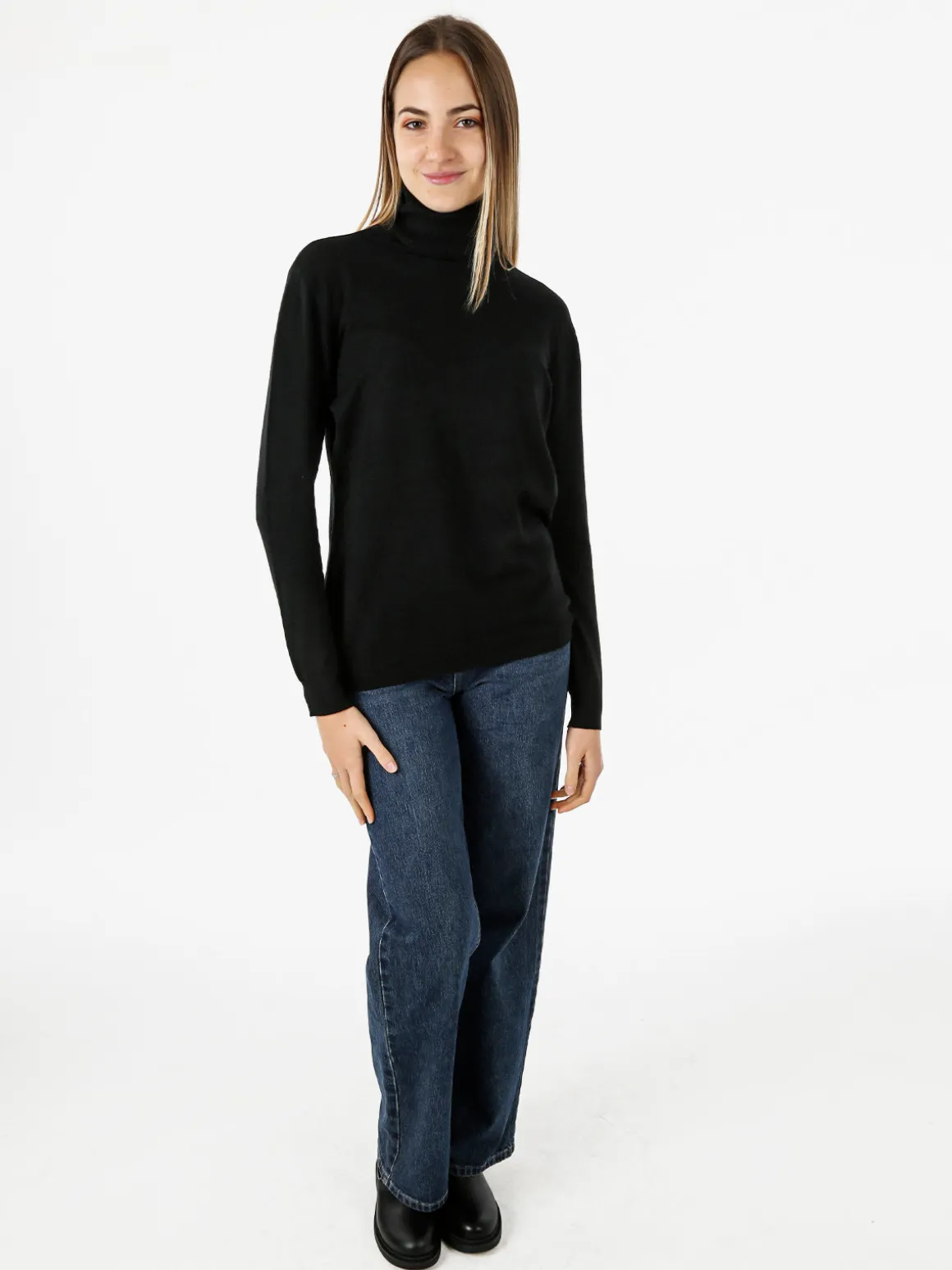 Solada Maglia dolcevita da donna - nero