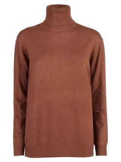 Solada Maglia dolcevita da donna - cuoio