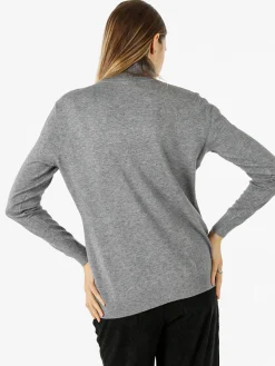 Solada Maglia dolcevita da donna - grigio