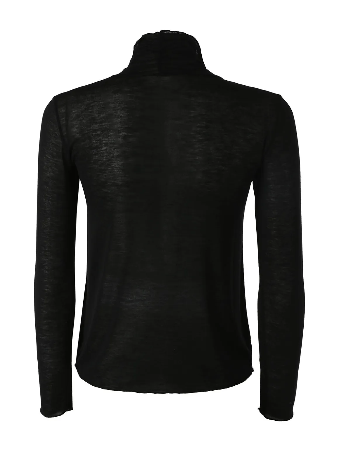Solada Maglia dolcevita da donna in misto cashmere a maniche lunghe - nero