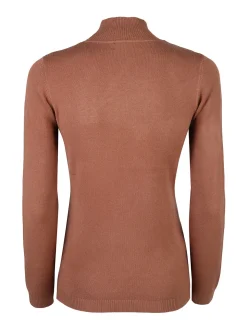 Solada Maglia donna a lupetto - cuoio
