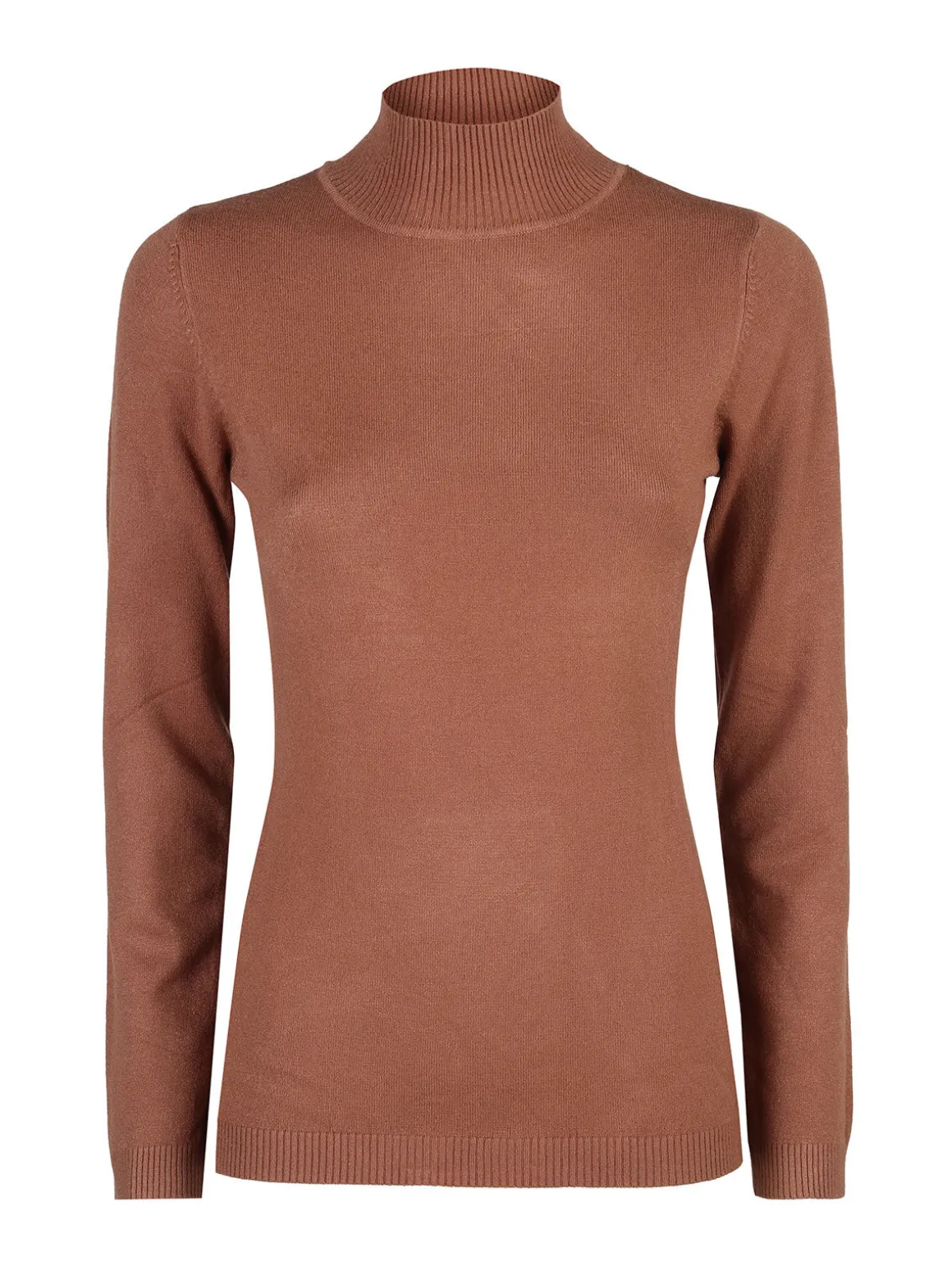 Solada Maglia donna a lupetto - cuoio