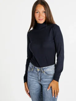 Solada Maglia donna a lupetto - blu scuro