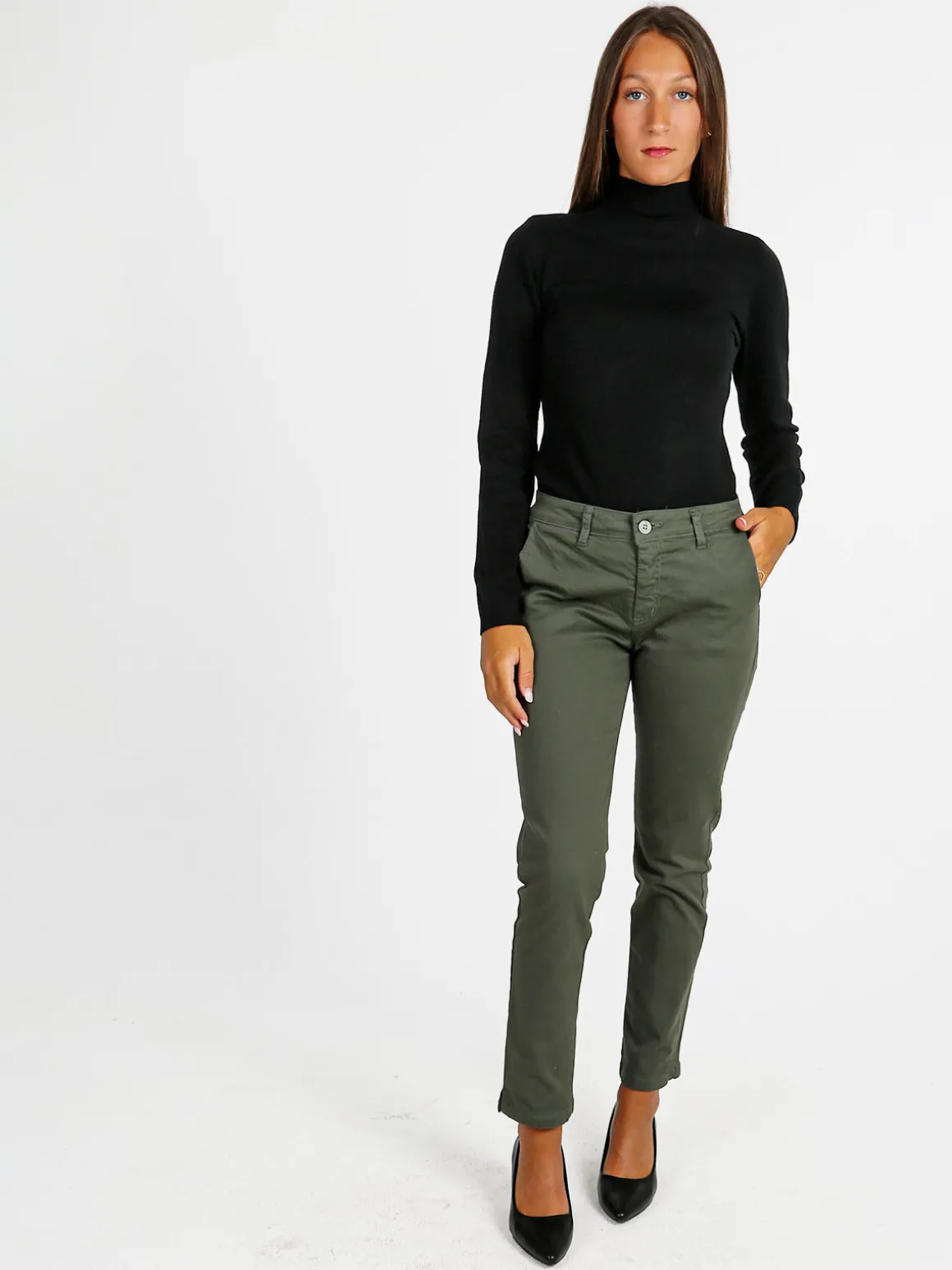Solada Maglia donna a lupetto - nero