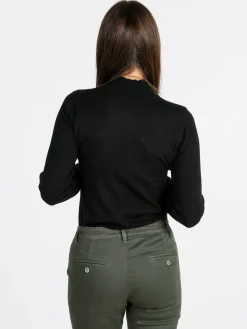 Solada Maglia donna a lupetto - nero