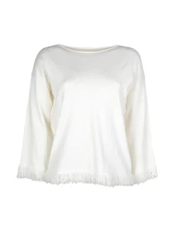 Solada Maglia donna con finale sfrangiato