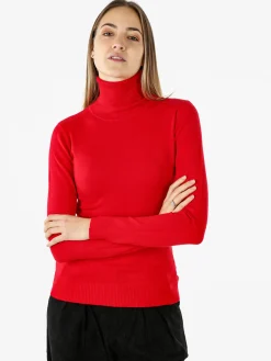 Solada Maglia donna dolcevita - rosso