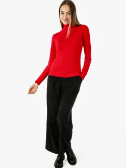 Solada Maglia donna dolcevita - rosso