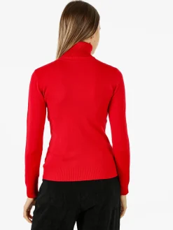 Solada Maglia donna dolcevita - rosso