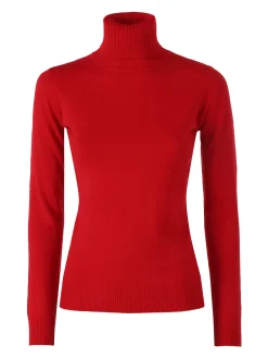 Solada Maglia donna dolcevita - rosso