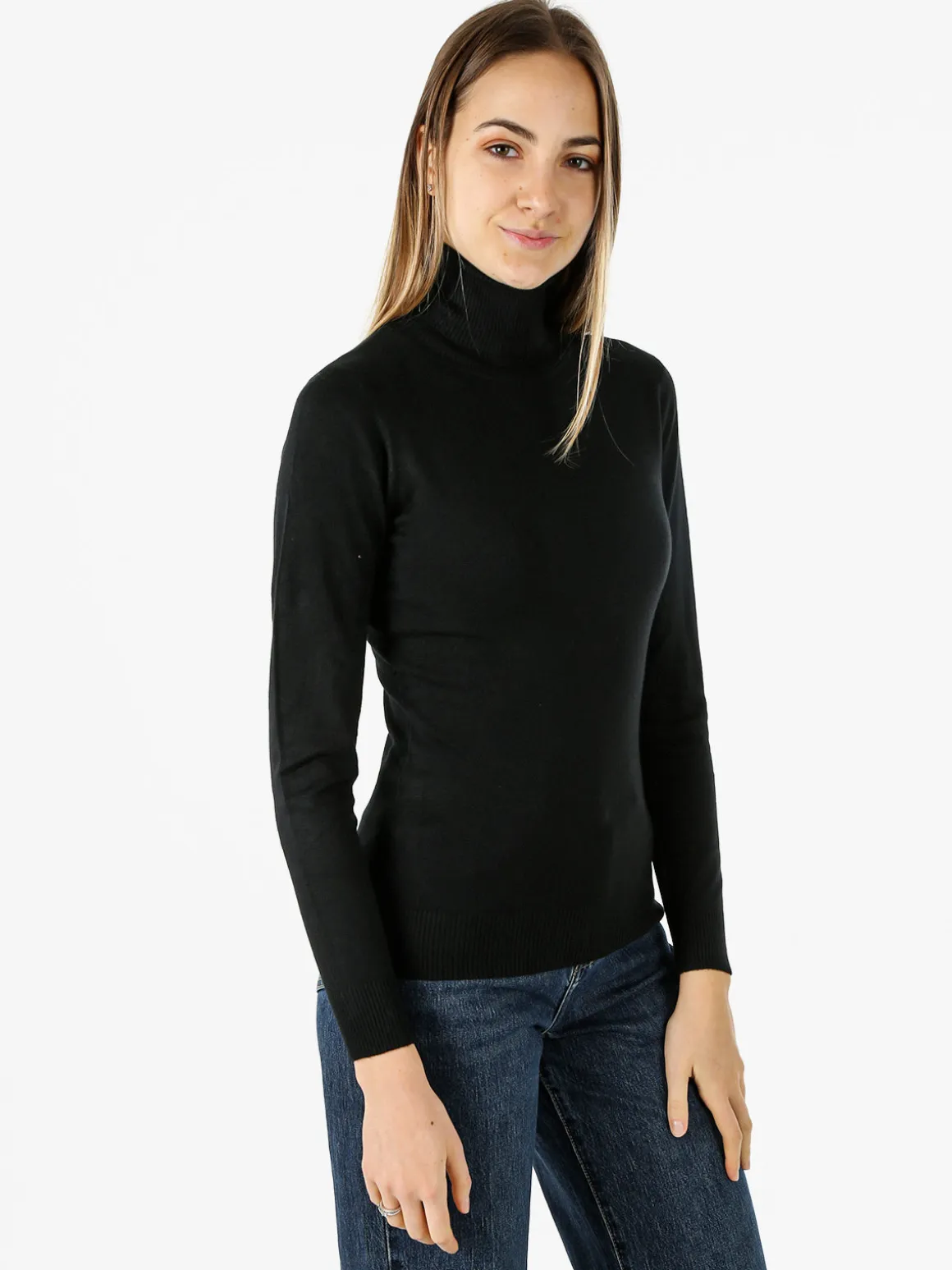 Solada Maglia donna dolcevita - nero