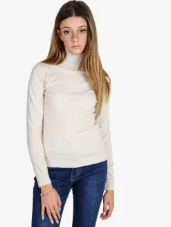 Solada Maglia donna dolcevita - panna