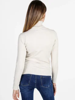 Solada Maglia donna dolcevita - panna