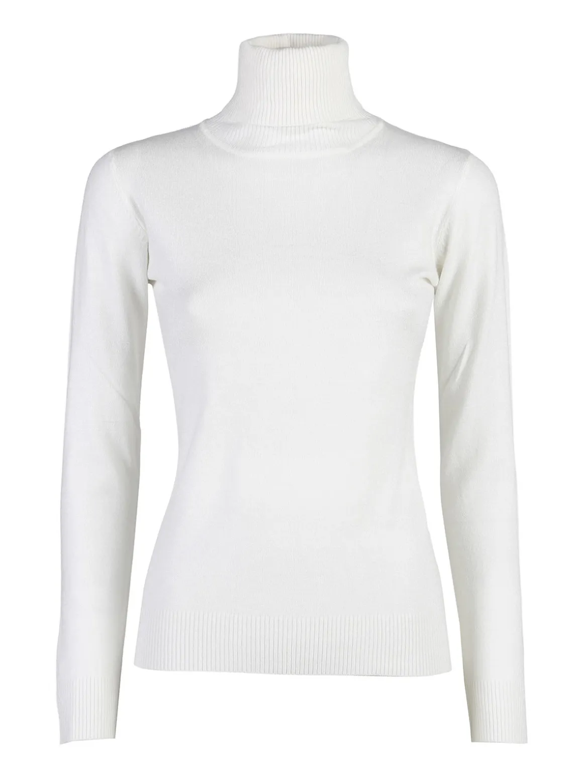 Solada Maglia donna dolcevita - bianco