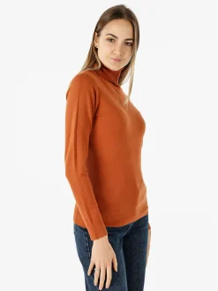 Solada Maglia donna dolcevita - arancione