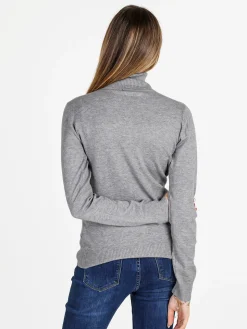 Solada Maglia donna dolcevita - grigio