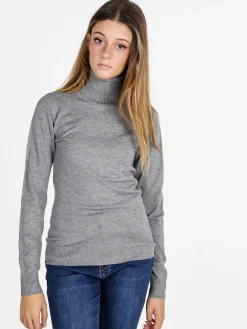 Solada Maglia donna dolcevita - grigio