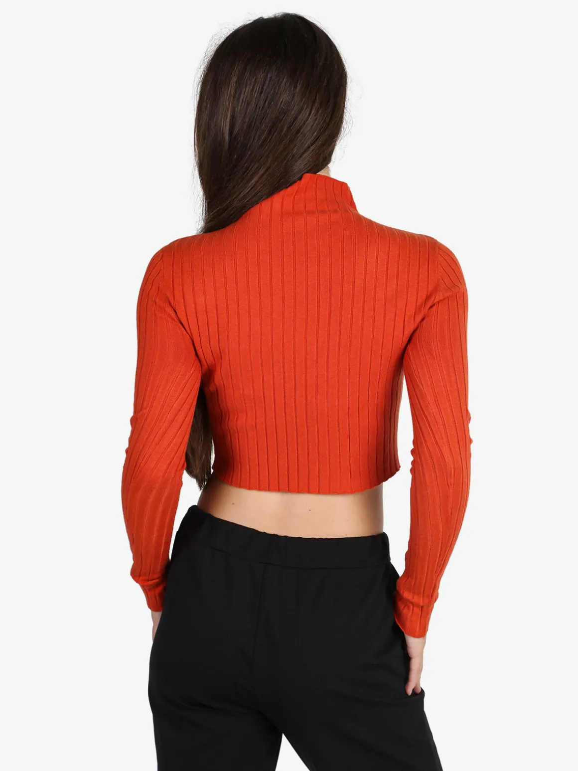 Solada Maglia donna lupetto - arancione