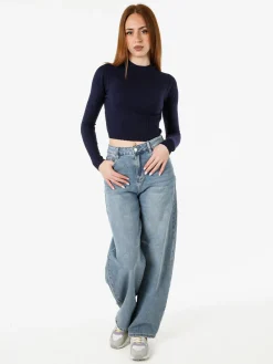 Solada Maglia donna lupetto - blu scuro
