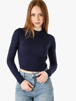 Solada Maglia donna lupetto - blu scuro