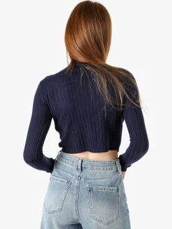 Solada Maglia donna lupetto - blu scuro