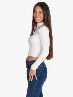 Solada Maglia donna lupetto - bianco