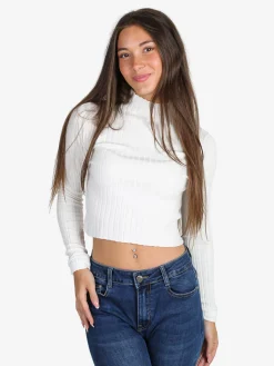 Solada Maglia donna lupetto - bianco