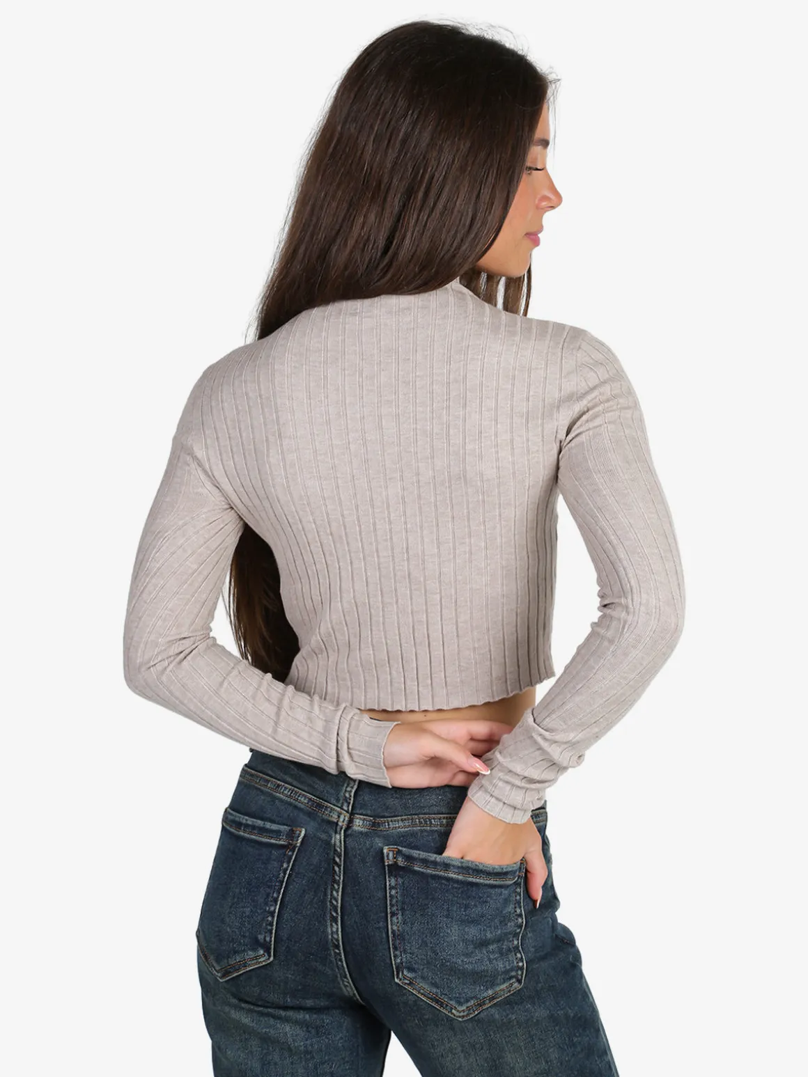 Solada Maglia donna lupetto - fango