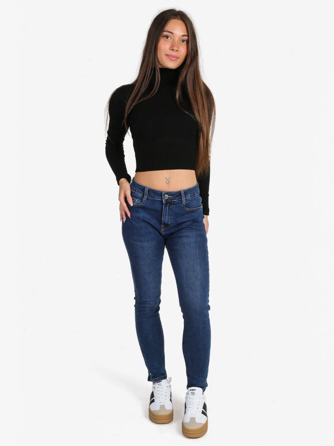Solada Maglia donna lupetto - nero