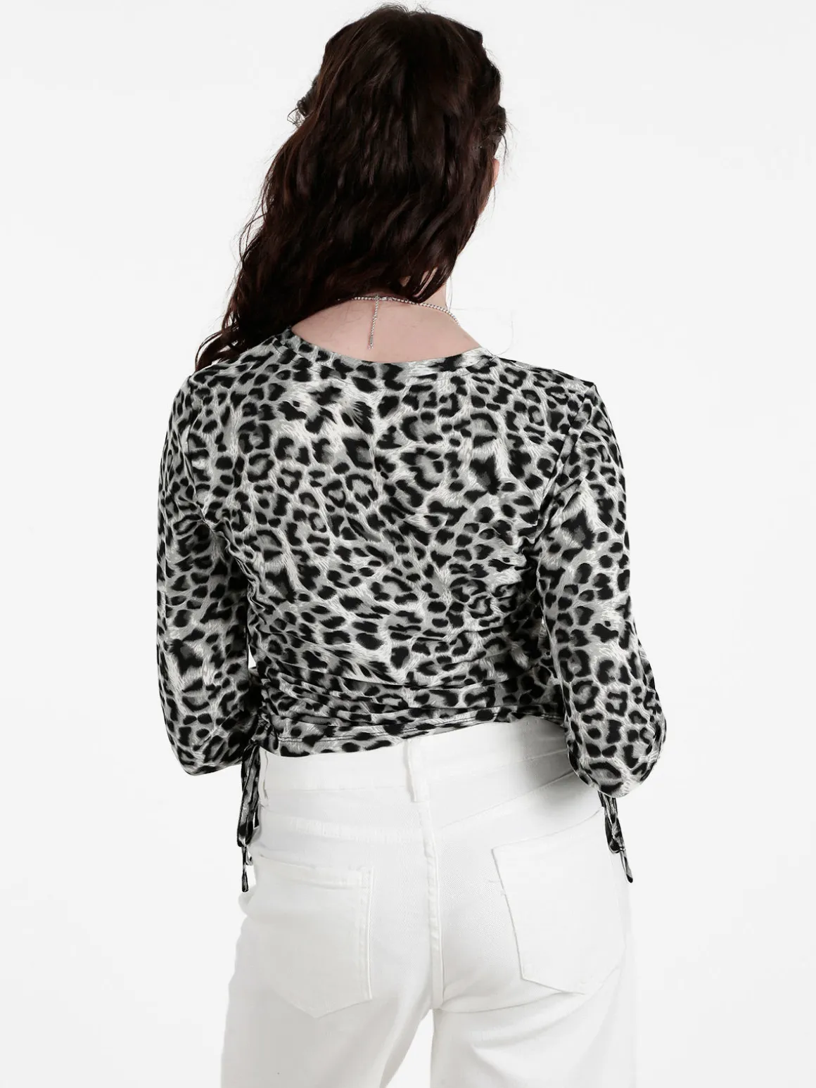 Solada Maglia donna maculata a maniche lunghe