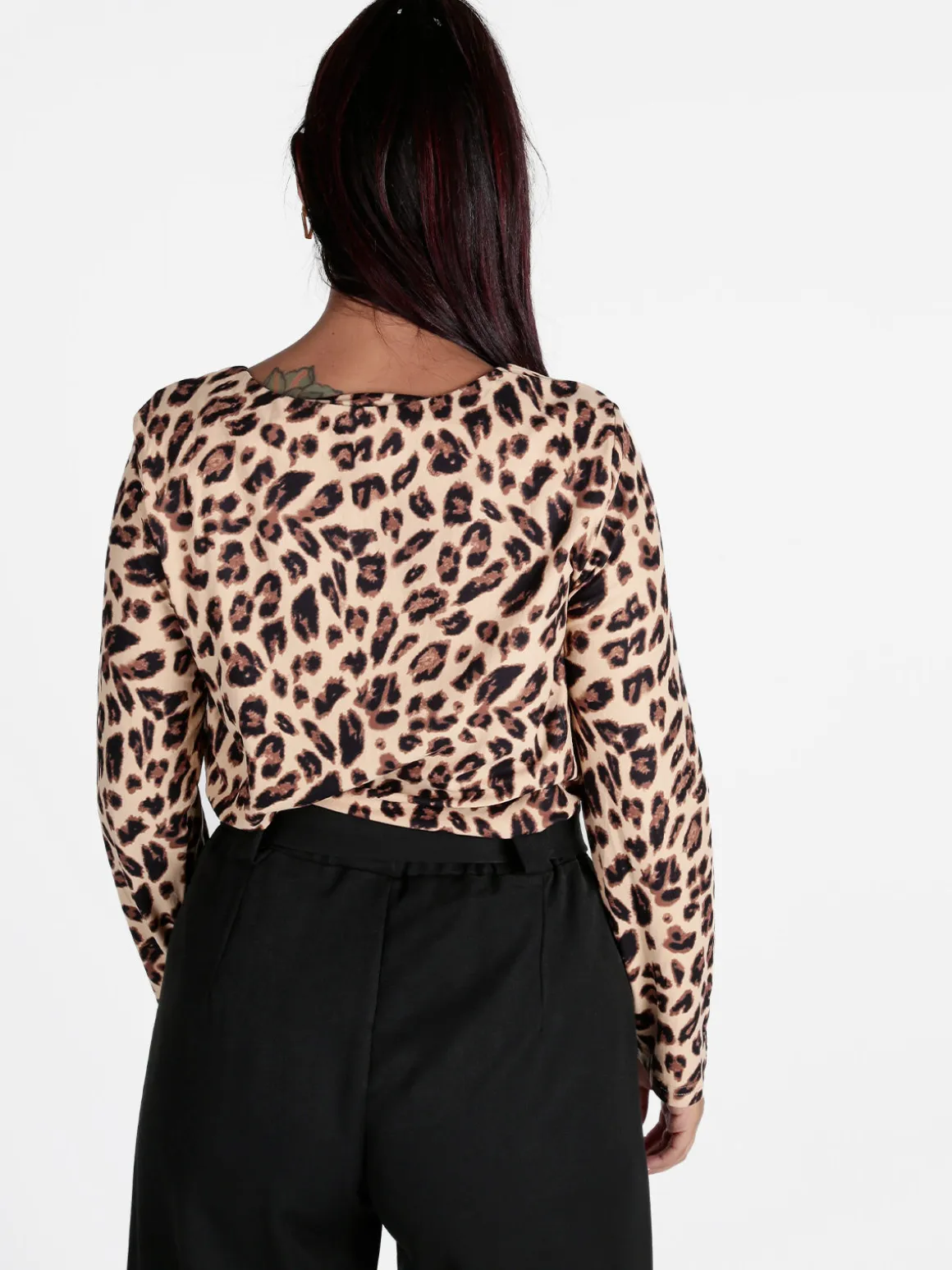 Solada Maglia donna maculata a maniche lunghe