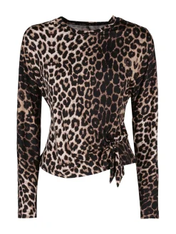 Solada Maglia donna maculata con nodo