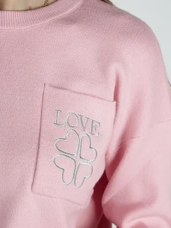 Solada Maglia donna oversize con taschino