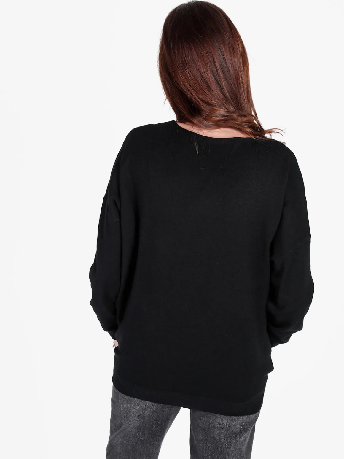 Solada Maglia donna oversize con spalle cadenti