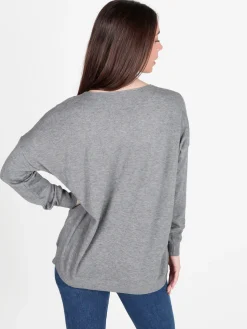 Solada Maglia donna oversize con spalle cadenti