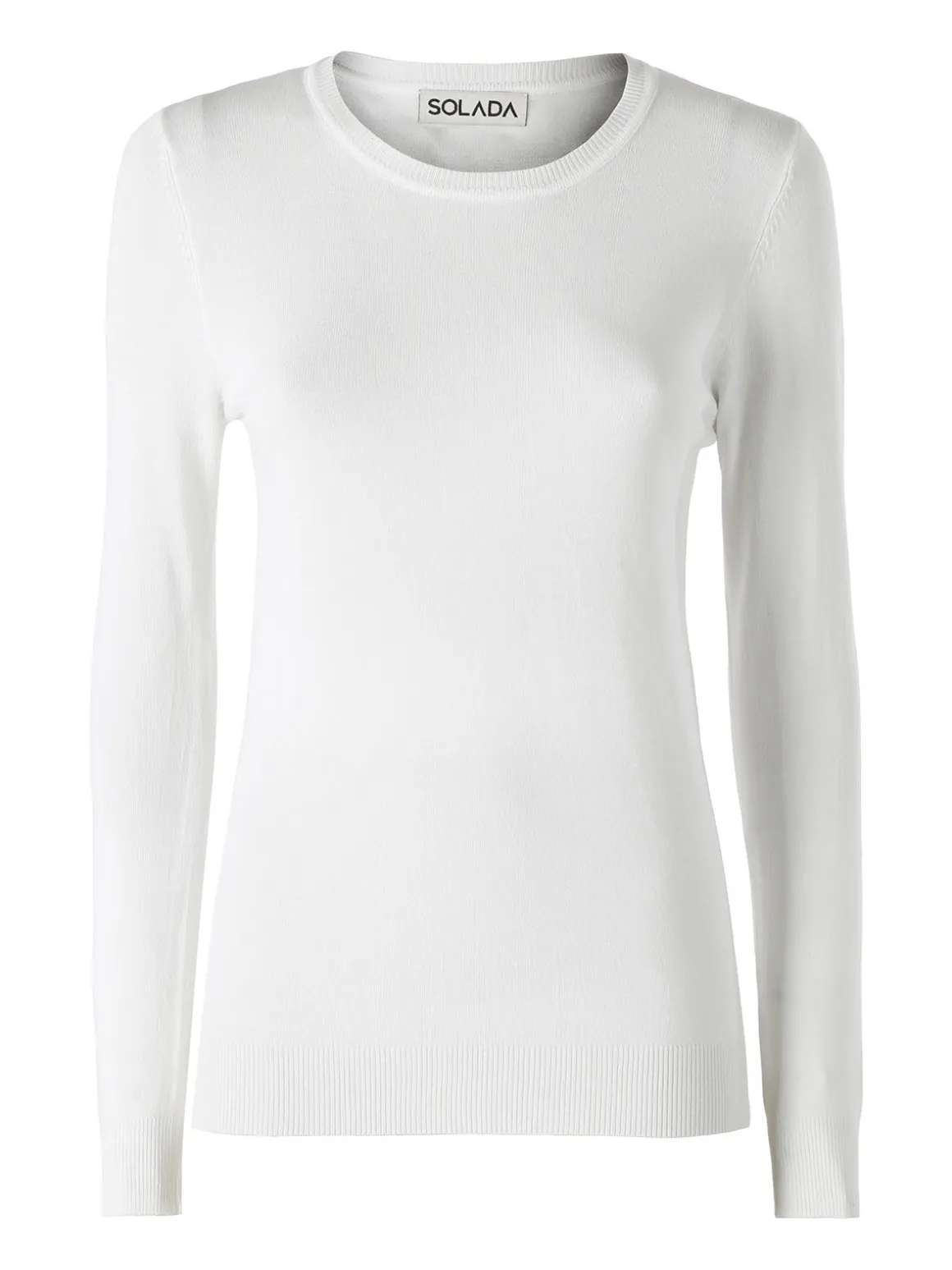 Solada Maglia girocollo da donna - bianco