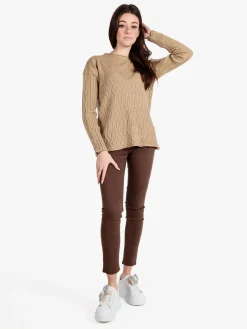 Solada Maglione donna a trecce