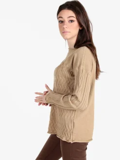 Solada Maglione donna a trecce