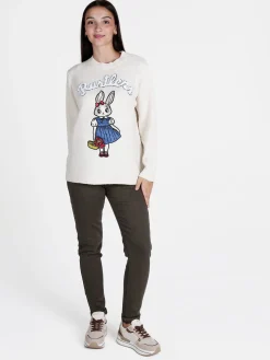 Solada Maglione donna con disegno sul davanti