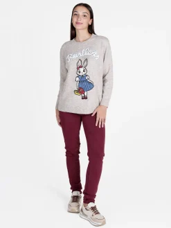 Solada Maglione donna con disegno sul davanti