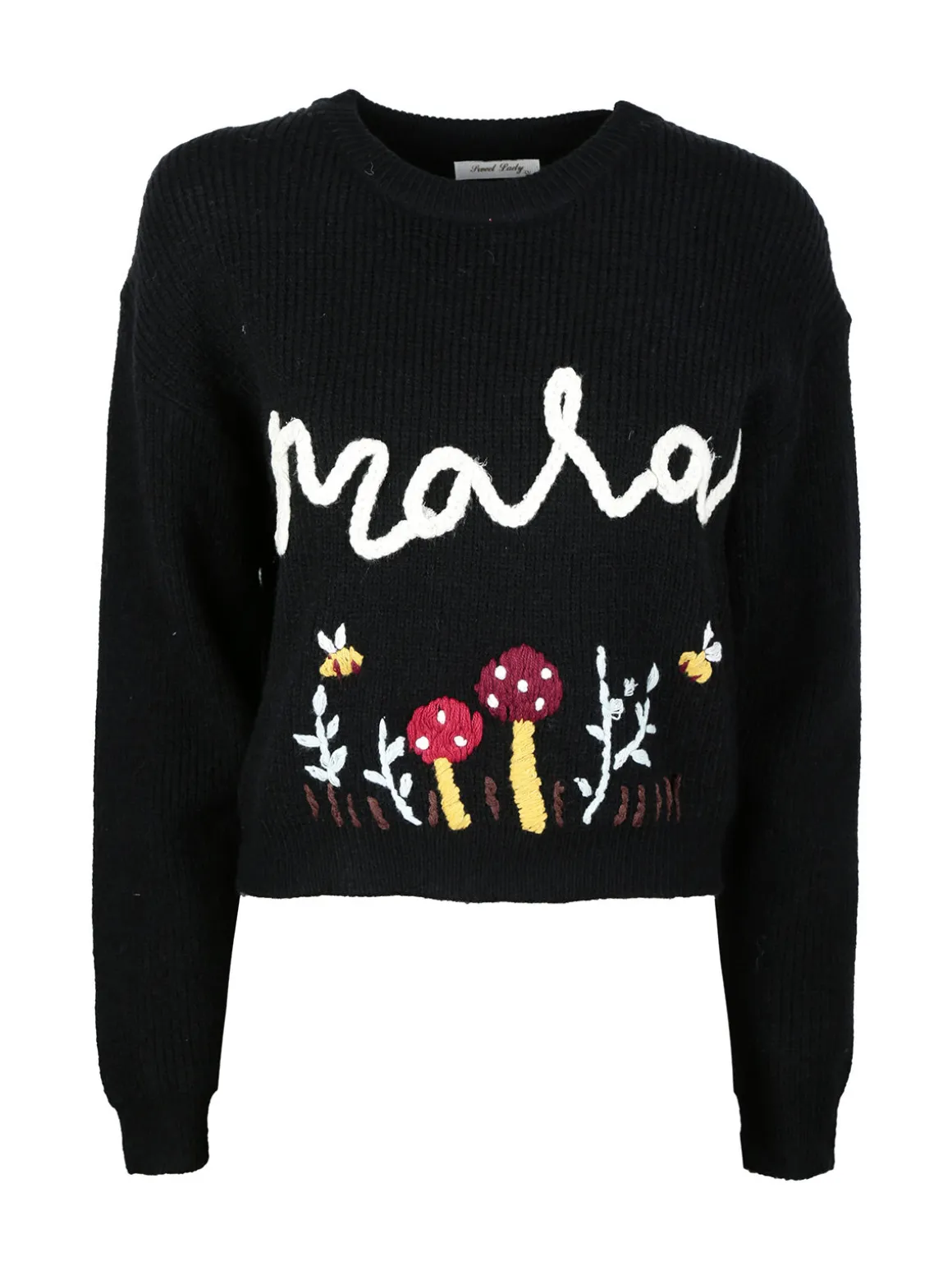 Solada Maglione donna oversize con ricami