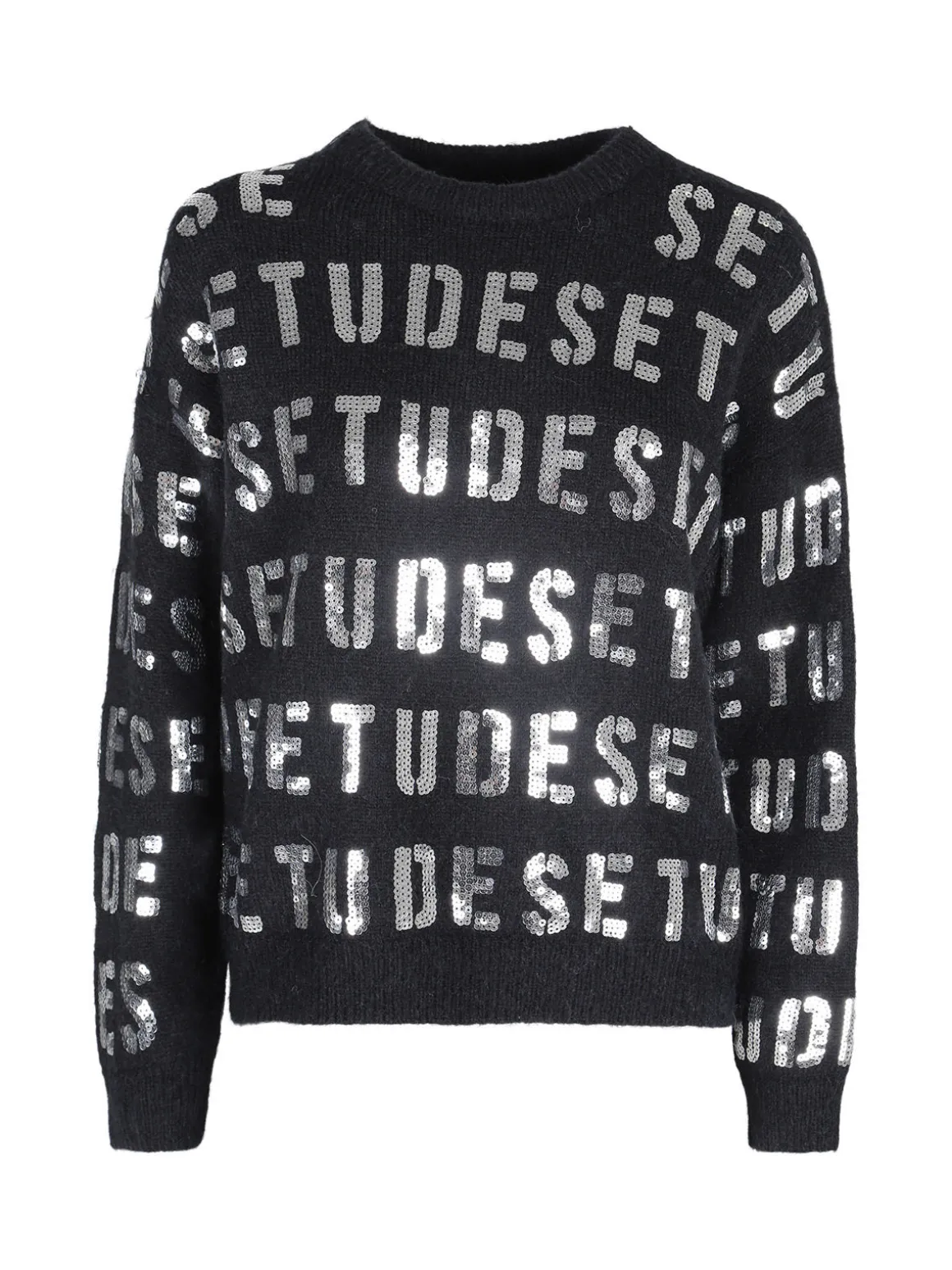 Solada Maglione donna oversize con paillettes
