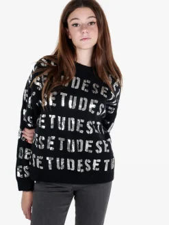 Solada Maglione donna oversize con paillettes