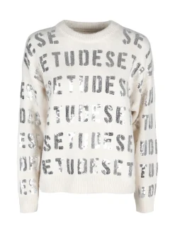 Solada Maglione donna oversize con paillettes