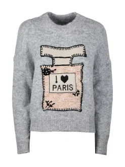Solada Maglione donna oversize con spalle cadenti
