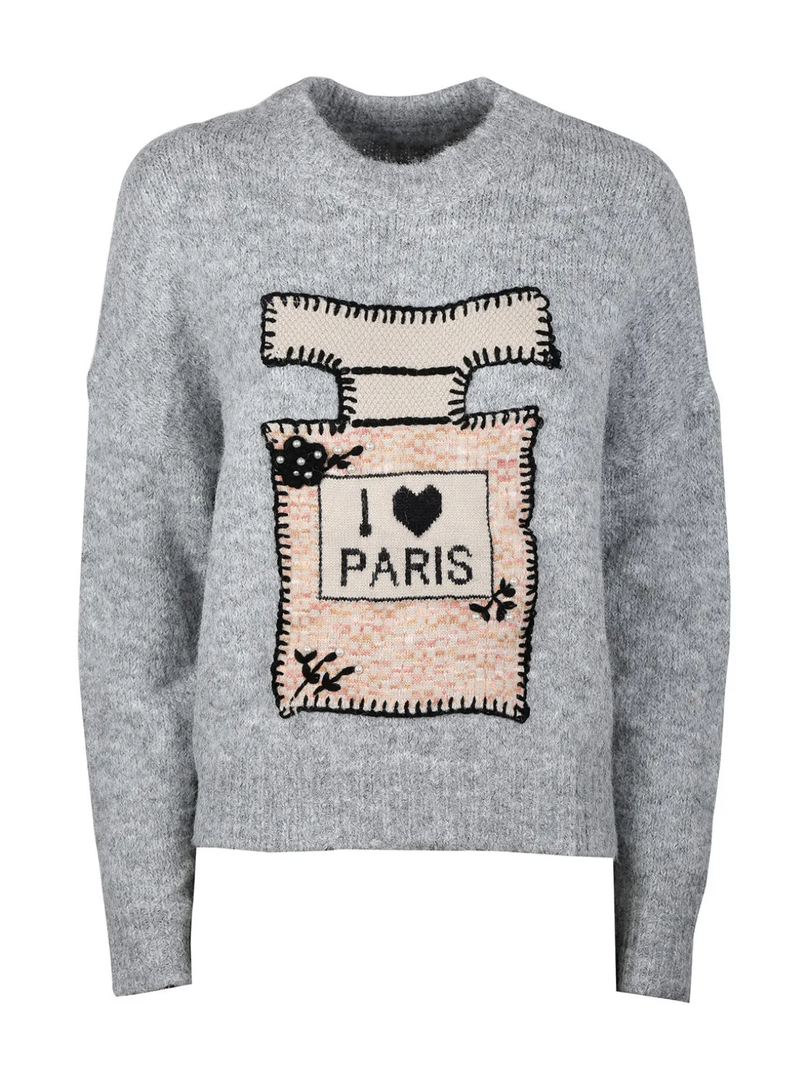 Solada Maglione donna oversize con spalle cadenti