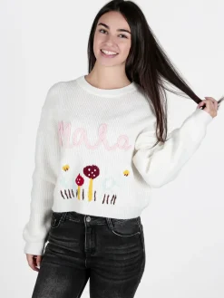 Solada Maglione donna oversize con paillettes