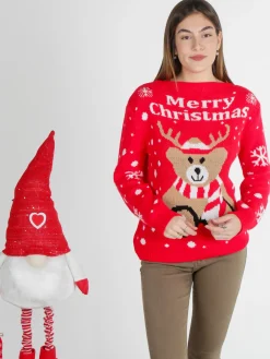 Solada Maglione natalizio da donna 